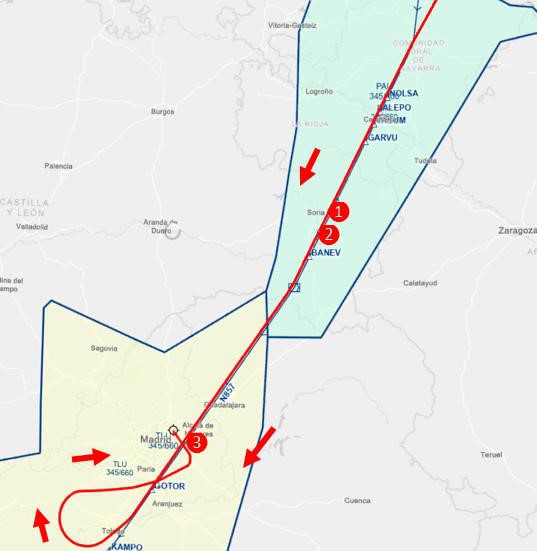 A321-NE-of-Madrid-2024-flight-route-annotated