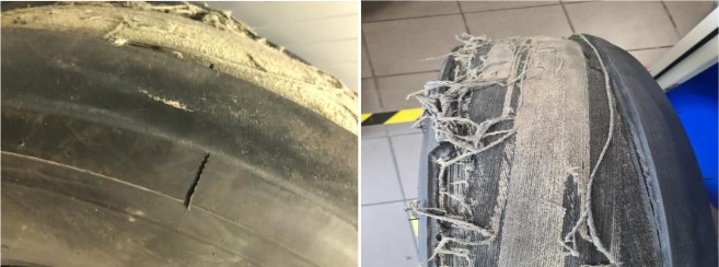 AT75 PdM 2021 failed tyre