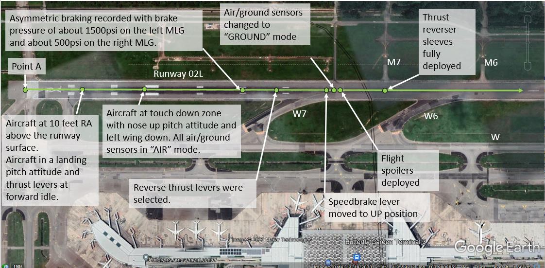 B38M Singapore 2021 landing composite