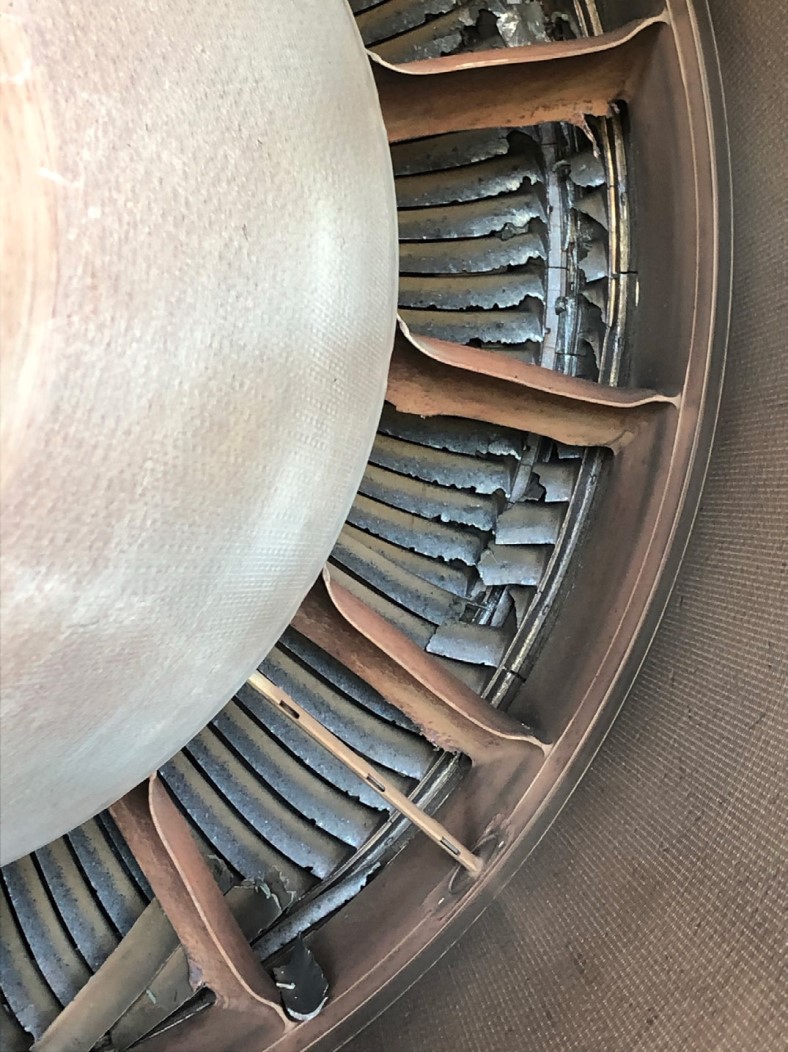 B733 vic Maastricht 2021 LPT damage