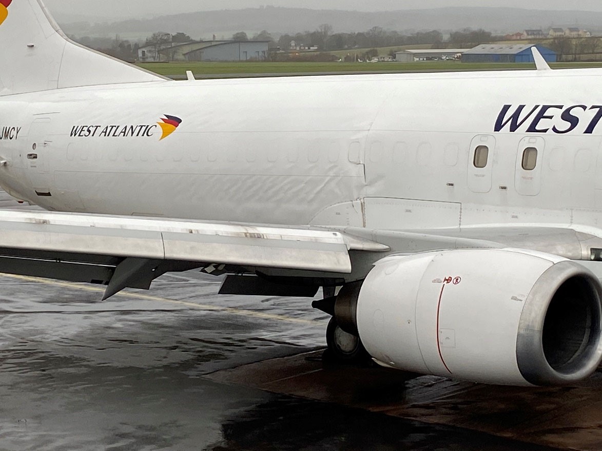 B734 Exeter 2021 aft fuselage