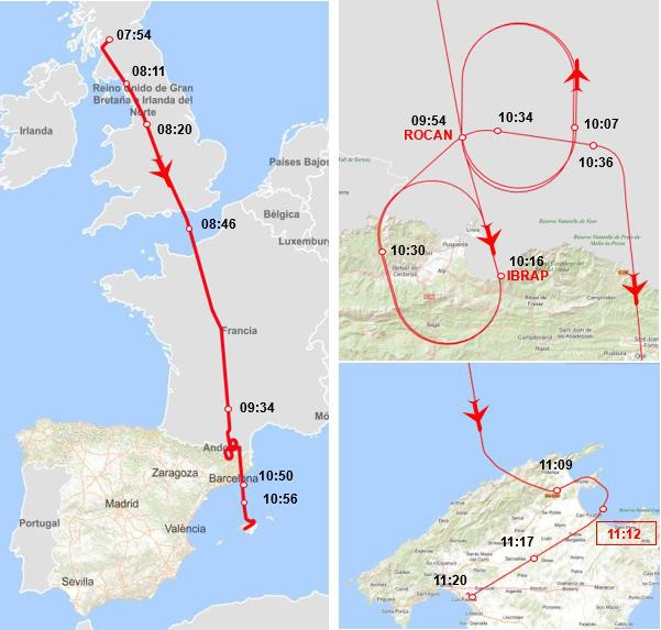 B738-vic-Palma-2023-flight-route