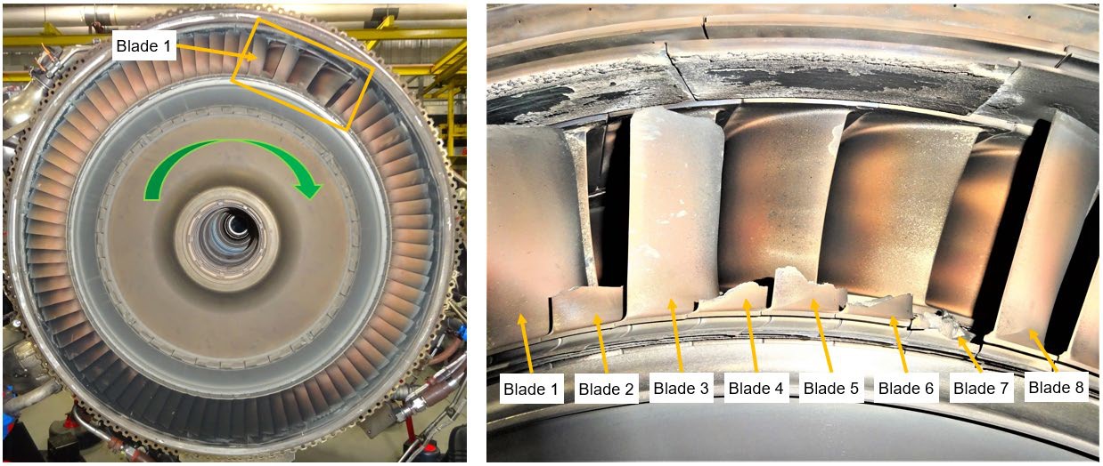 B763-vic-Prestwick-2023-engine-HTP-disk-&-blades