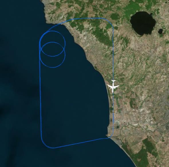 B788-vic-Rome-2019-ground-track