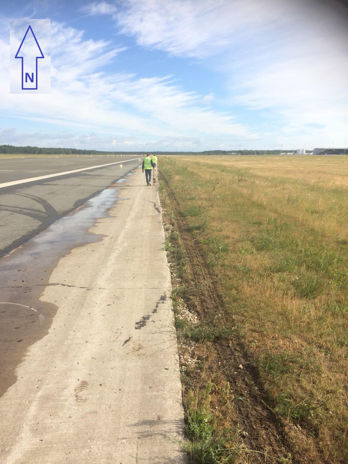 BCS3 Riga 2018 wheel marking on rwy