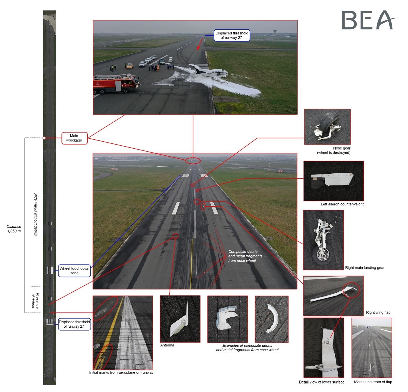 E50P Paris LB 2021 rwy slide & stopped