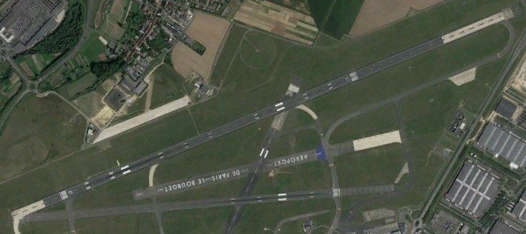 G550 Paris Le Bourget 2017 runways