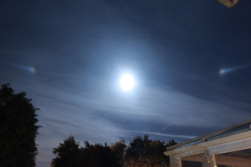 Paraselenae over Didcot UK in October 2015