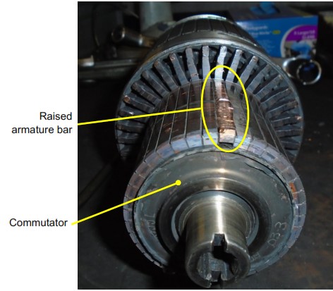 SF34 SW Scotland 2021 right starter generator armature