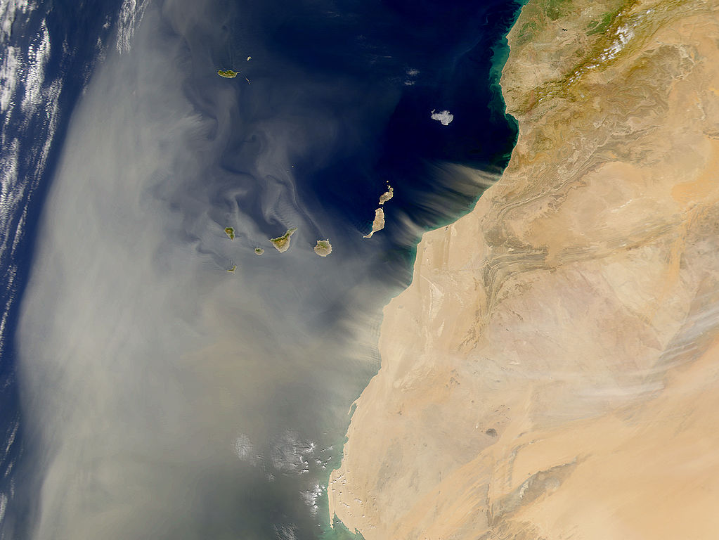 Kalima/Calima as seen from space